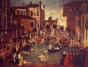 Gentile Bellini The Miracle of the True Cross near the San Lorenzo Germany oil painting reproduction